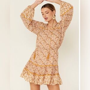 Miss Me Ditsy Floral long sleeve Dress NWT